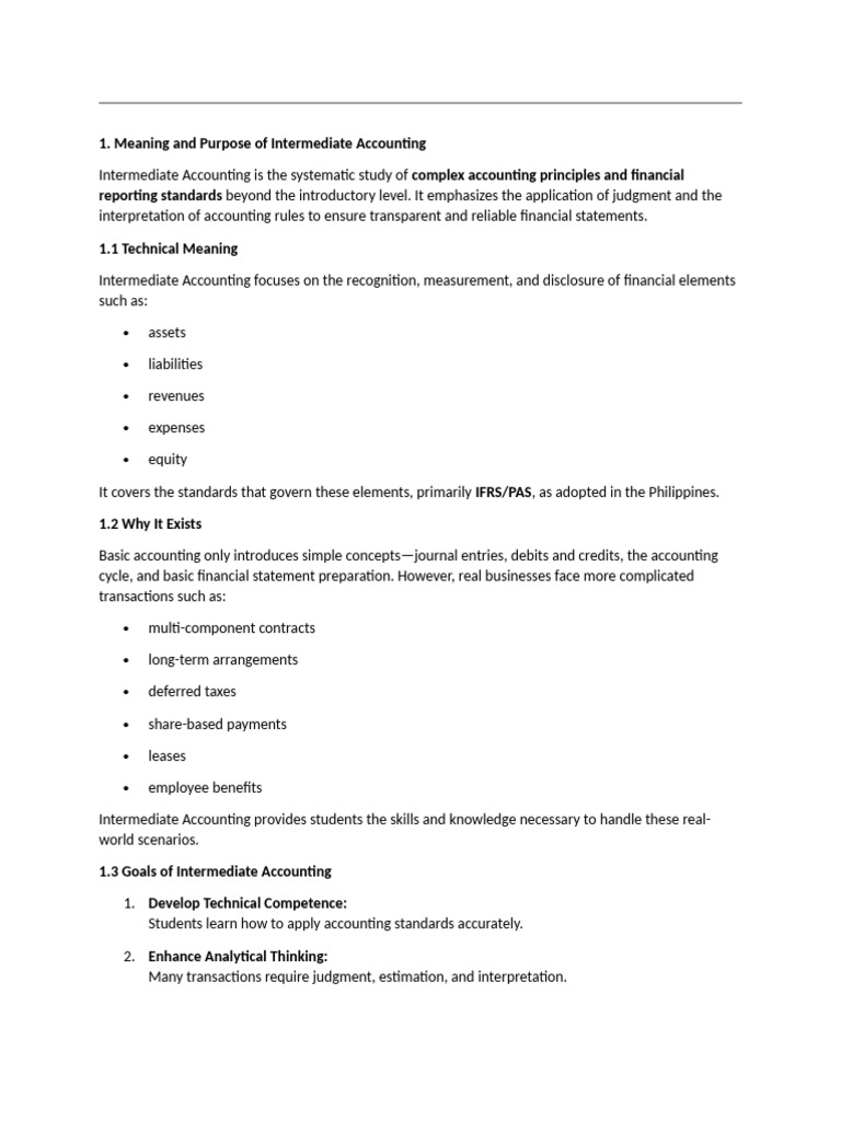 Intermediate Accounting | PDF | Accounting | International Financial ...