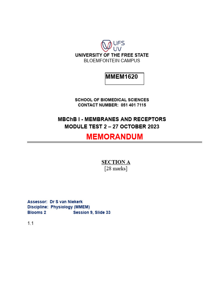 Mmem Module Test II 2023 | PDF | Endocrine System | Glands