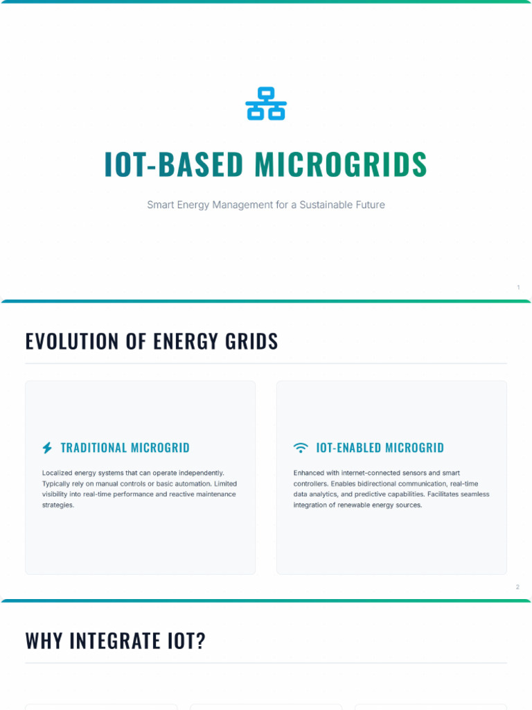 IoT Based Microgrid | PDF