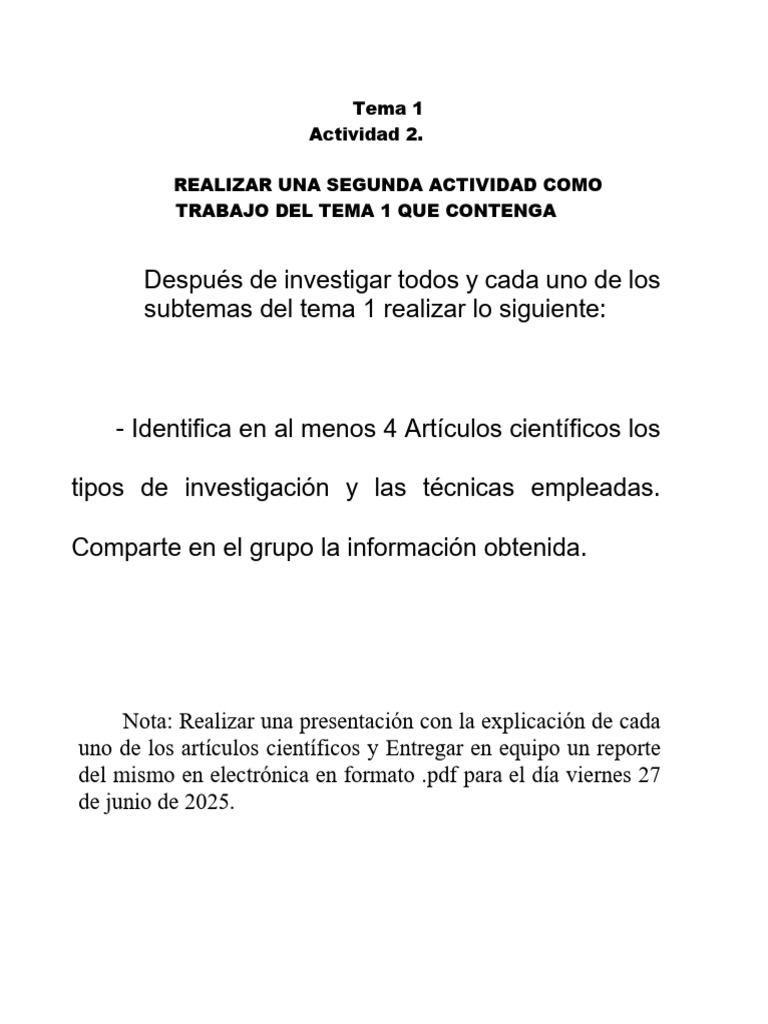 Actividad 2 Tema 1 | PDF | Comunicación humana