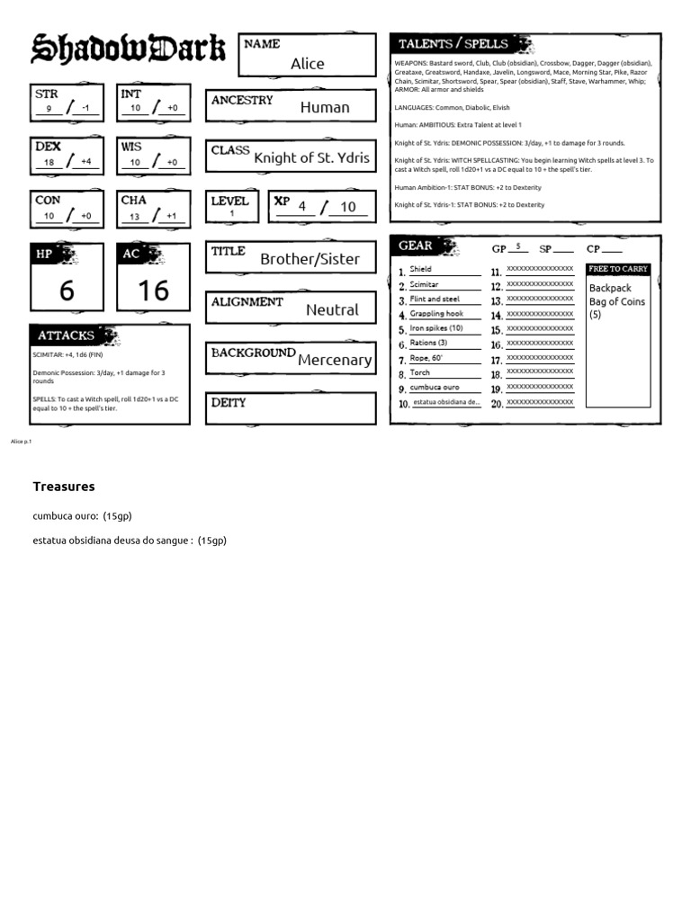 Alice | PDF