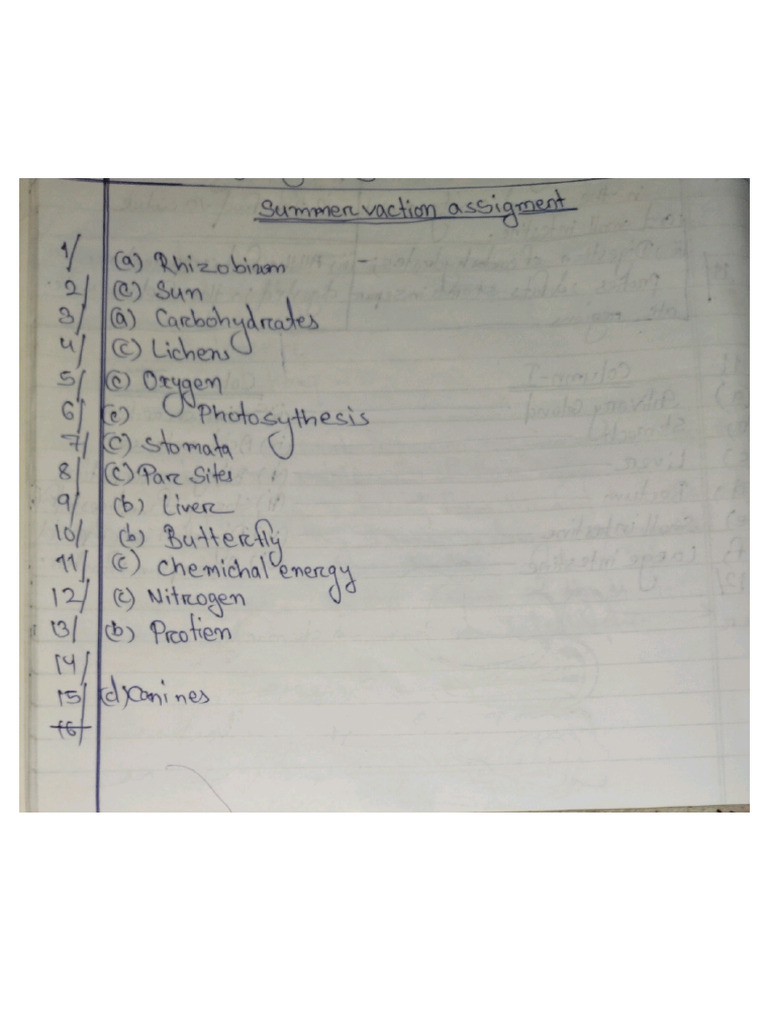 Science Homework | PDF