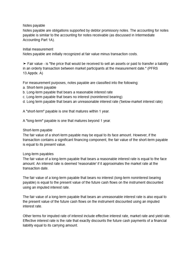 Understanding Notes Payable Accounting | PDF | Loans | Credit Card