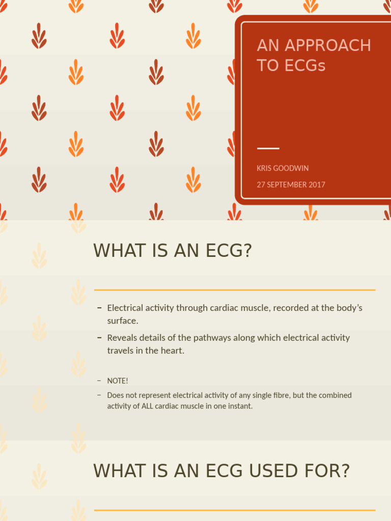 Understanding ECG Basics and Analysis | PDF | Electrocardiography ...