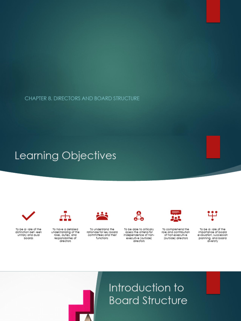 Board Structure and Director Roles | PDF | Board Of Directors ...