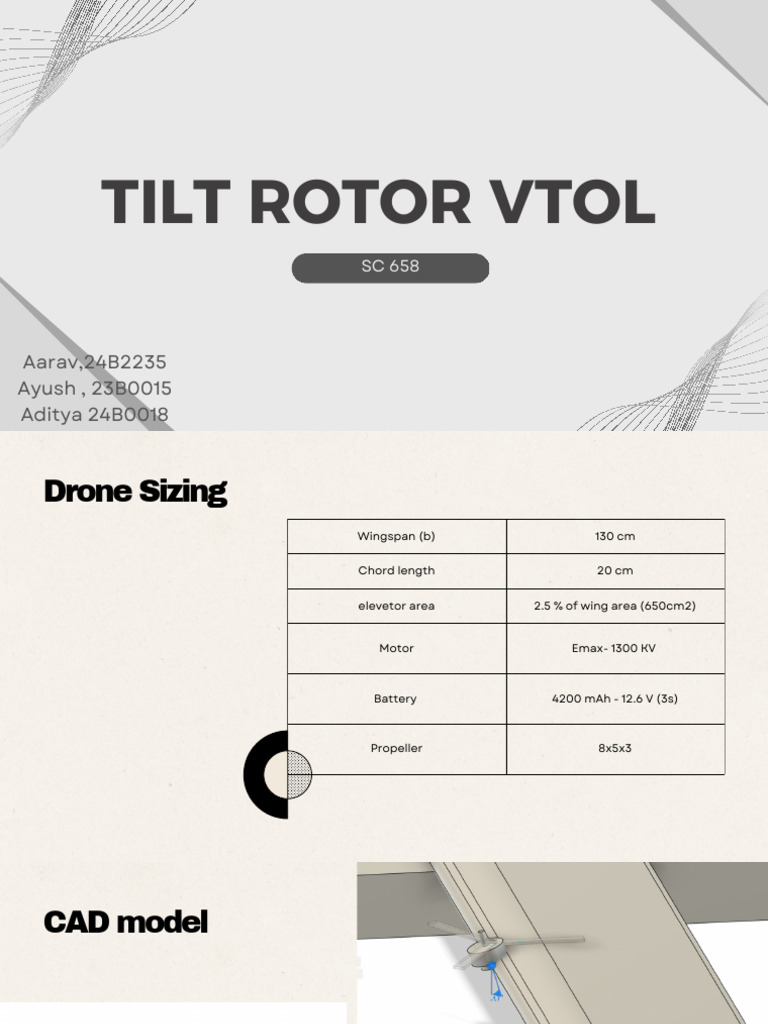 Tilt Rotor VTOL Dynamics Analysis | PDF | Helicopter Rotor | Unmanned ...