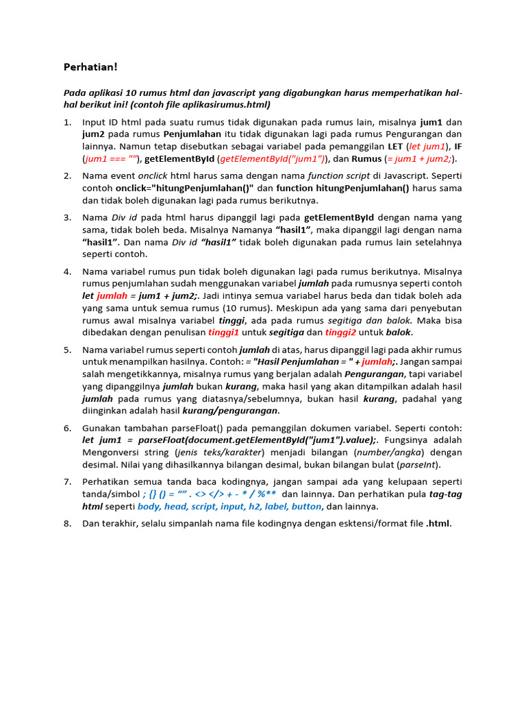 Perhatian | PDF