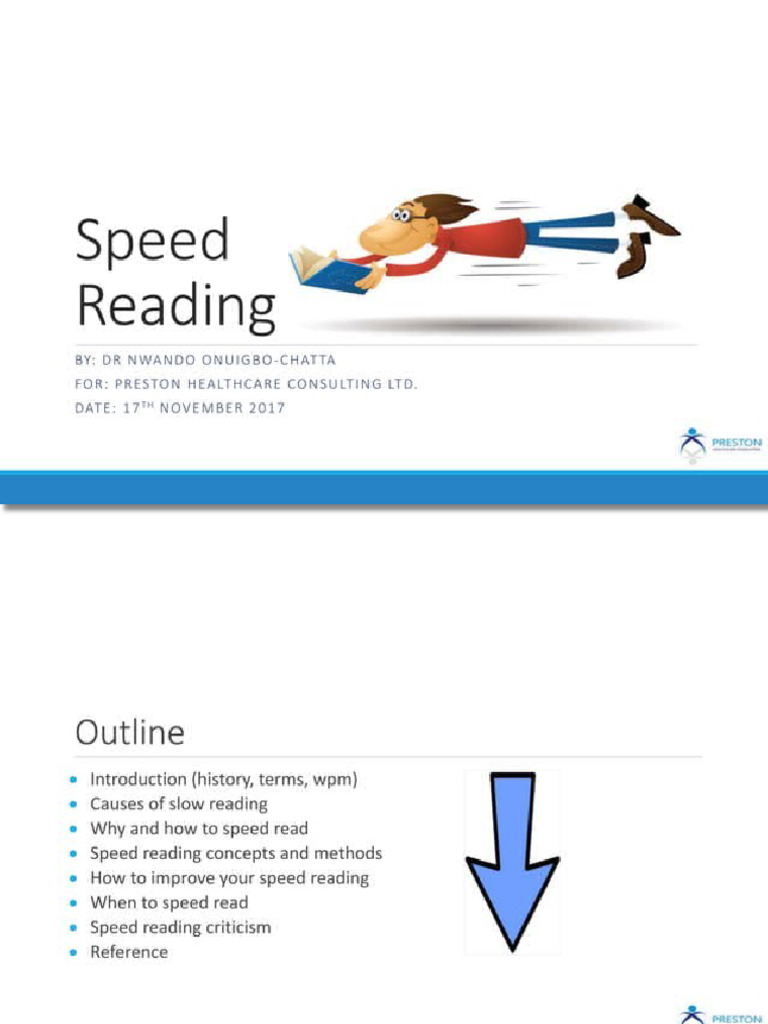 Speed Reading Slideshare | PDF
