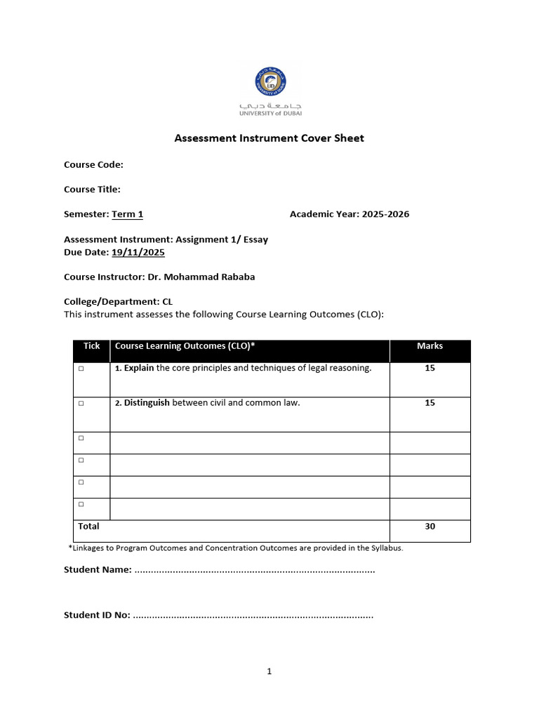 Assignment 1 Essay | PDF | Theory | Critical Thinking