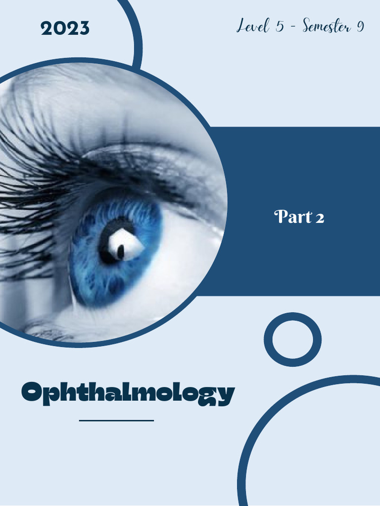 Comprehensive Ophthalmology Guide 2023 | PDF | Glaucoma | Ophthalmology