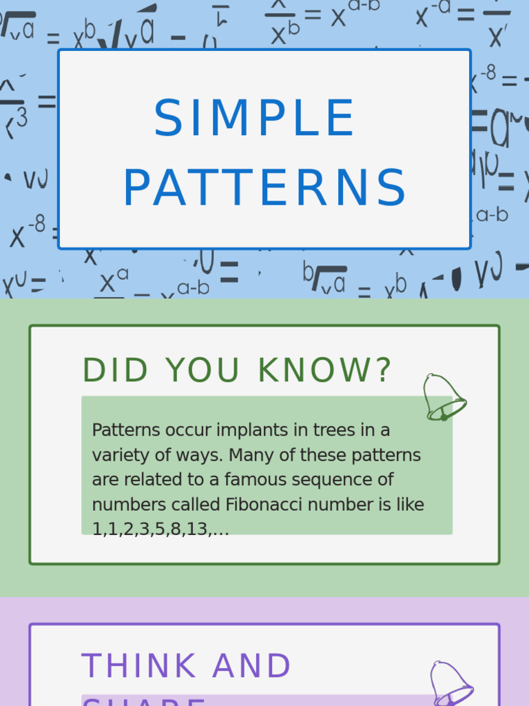 Simple Patterns | PDF