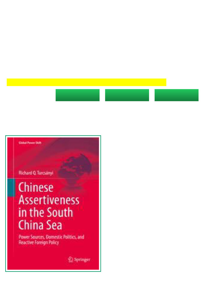 (Ebook) Chinese Assertiveness in the South China Sea: Power Sources ...