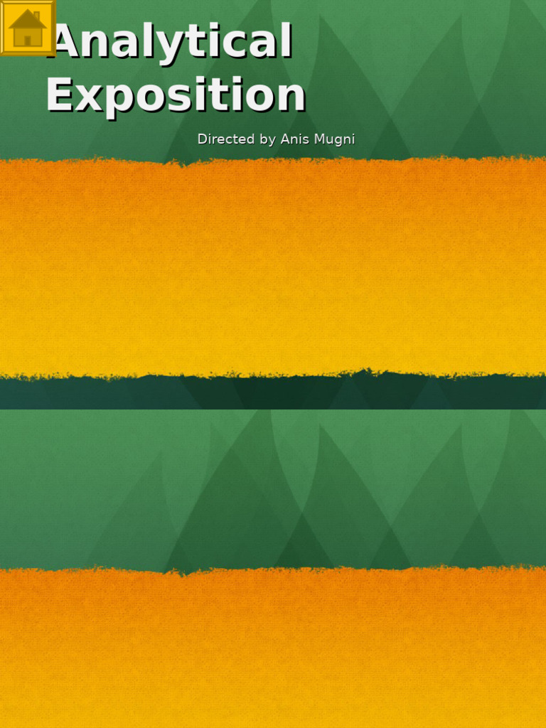 Understanding Analytical Exposition | PDF