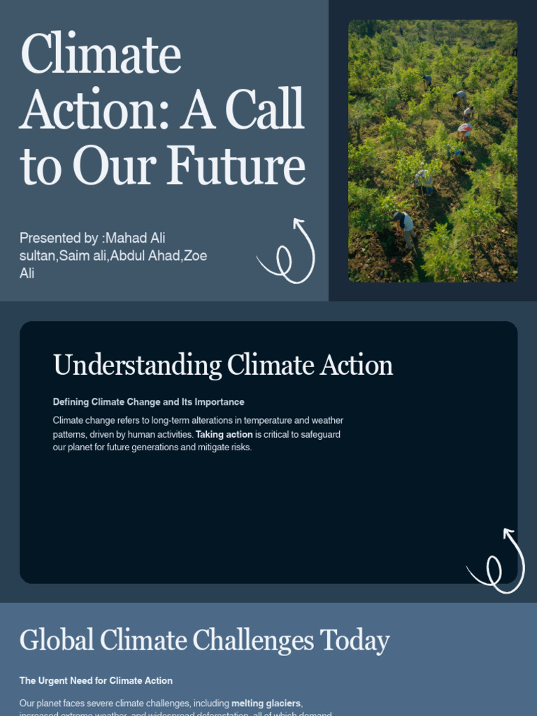Presentation - Climate Action A Call To Our Future | PDF | Climate ...