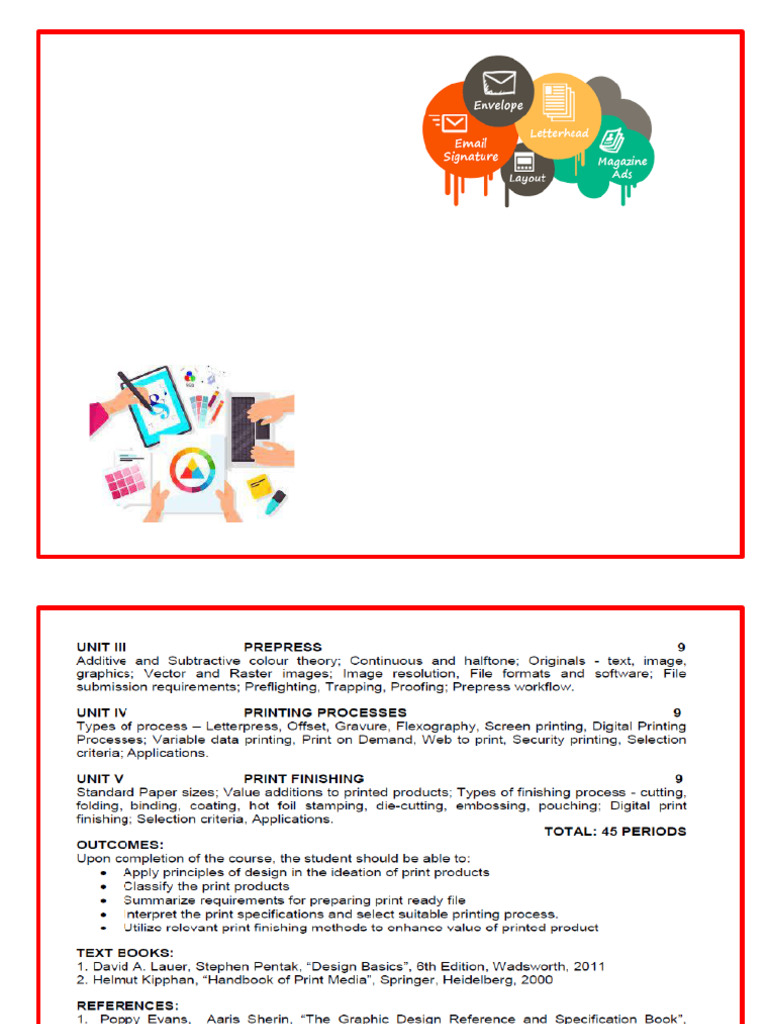 Print Media Design Techniques | PDF