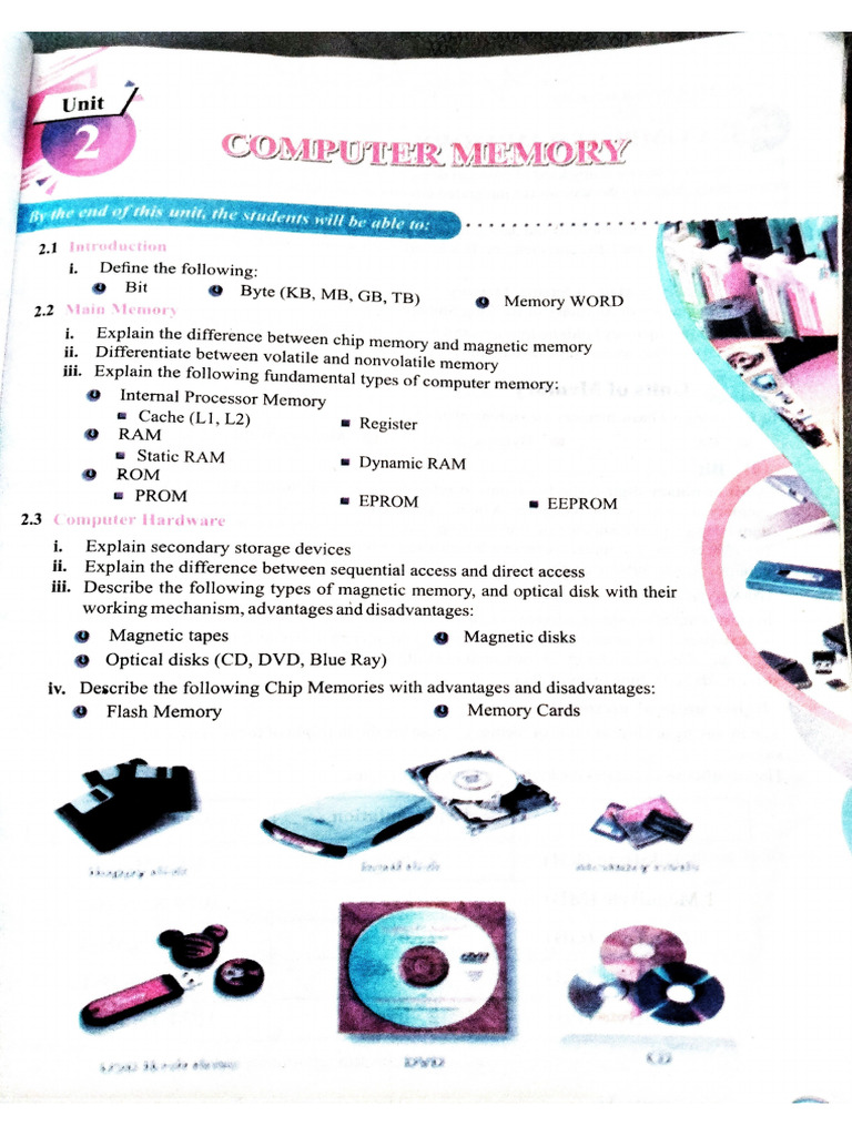 Class-11 Ch#02 (Memory) | PDF