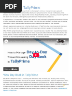 TallyPrime Data Export Guide | PDF | Computer File | File Format
