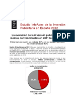 Infoadex-2011 sobre inversión publicitaria en España