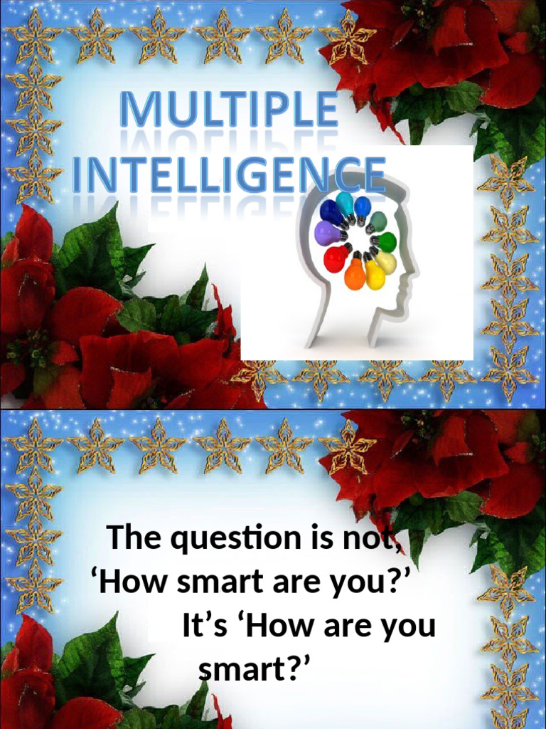 Understanding Multiple Intelligences | PDF