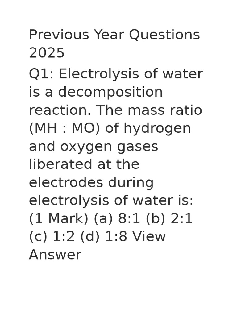 Chemistry Reaction Questions 2024-2025 | PDF | Oxide | Chemical Reactions