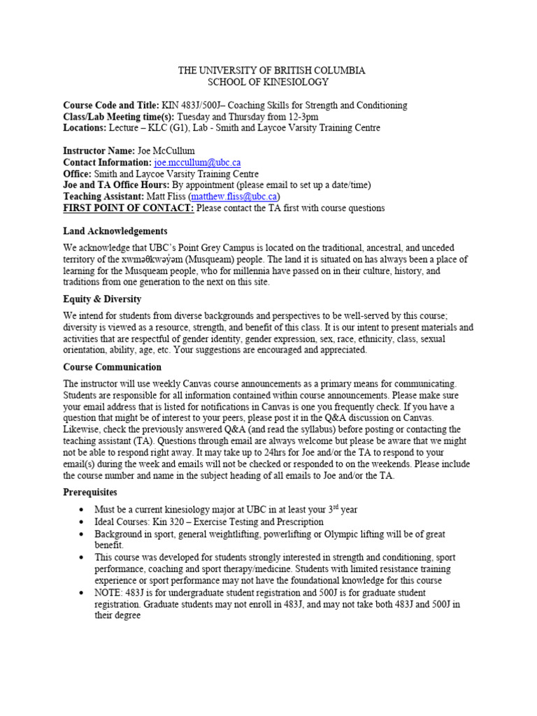 Coaching Skills in Strength and Conditioning | PDF | Strength Training ...