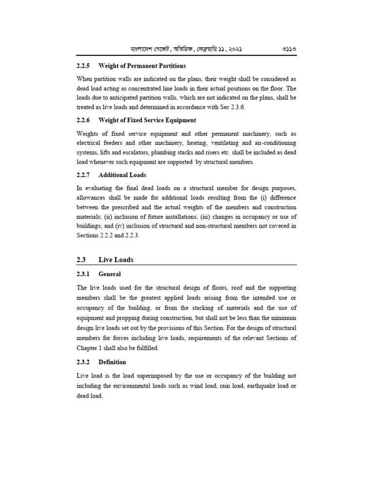 Structural Load Guidelines for Buildings | PDF | Structural Load | Roof