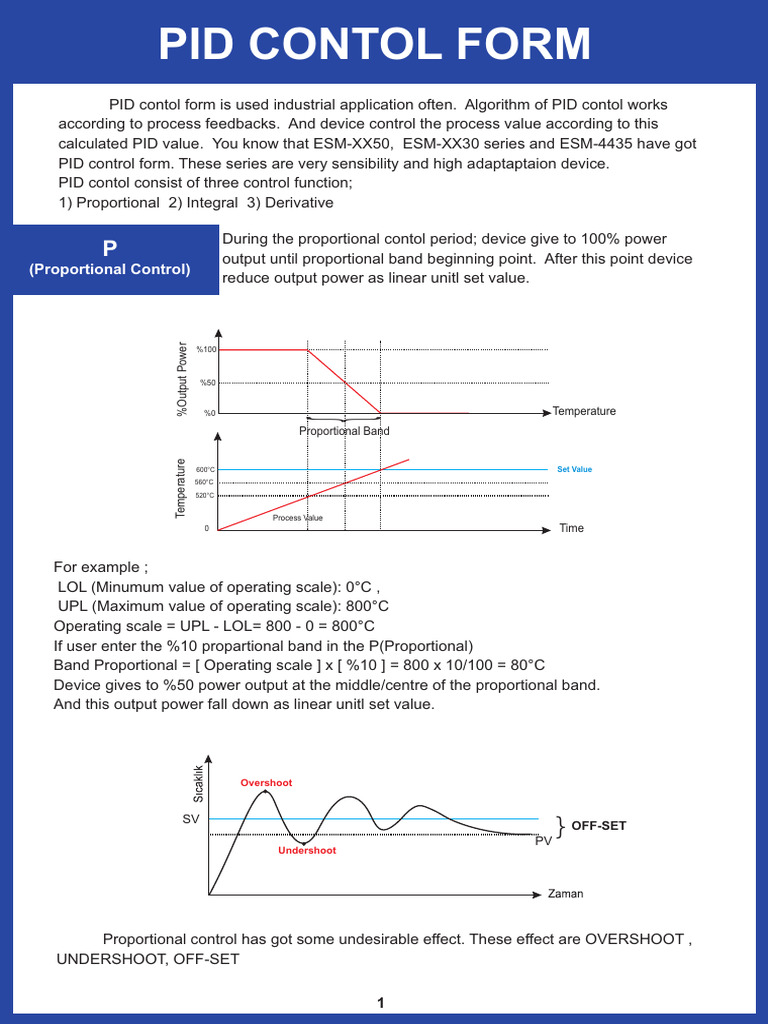PID Control Form for Industrial Applications | PDF | Mechanics ...