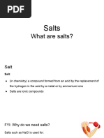 Salt Preparation Methods Explained | PDF | Precipitation (Chemistry ...