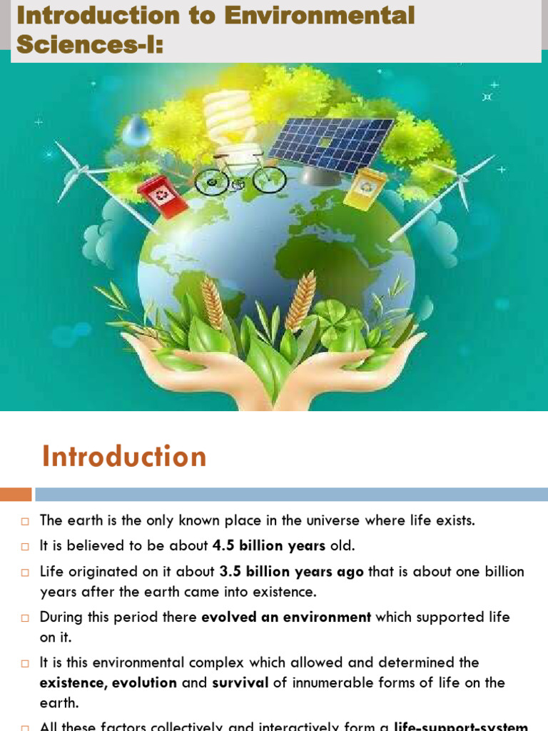 Environmental Studies - Unit 1 GS-1-23 | PDF | Atmosphere Of Earth ...