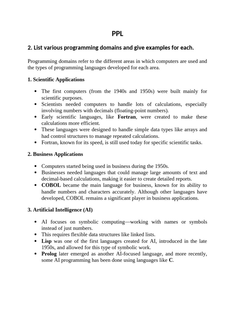 Programming Domains and Compilation Process | PDF | Programming ...