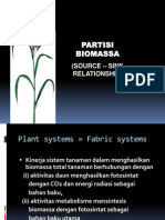 PARTISI BIOMASSA DAN HUBUNGAN SOURCE-SINK