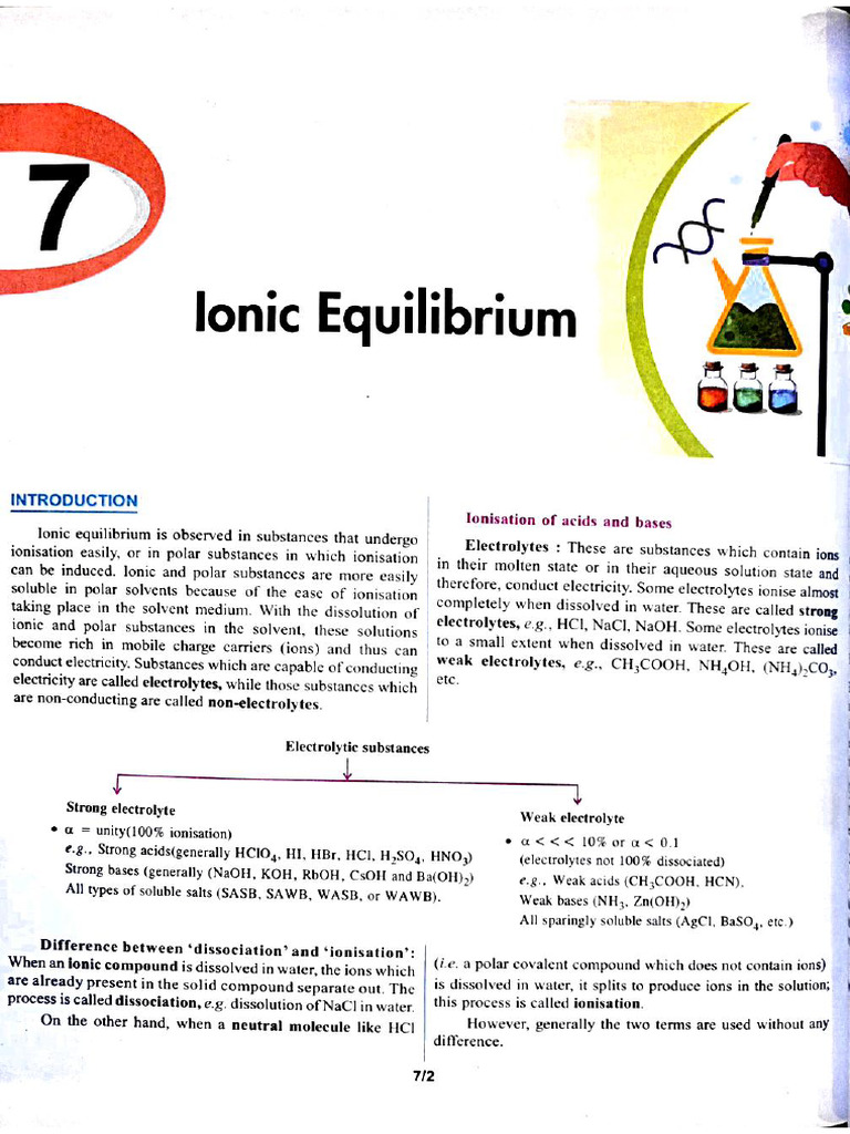 Ionic Equilibrium | PDF