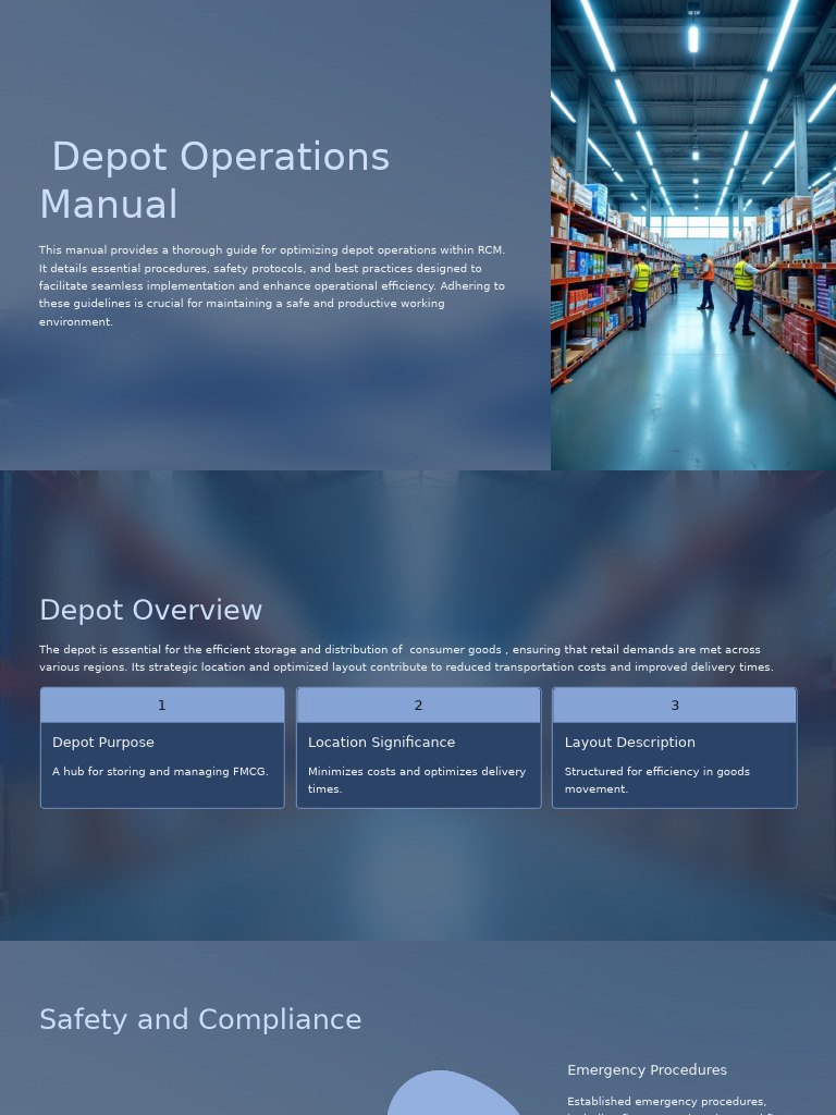 FMCG Depot Operations Manual | PDF | Performance Indicator | Inventory