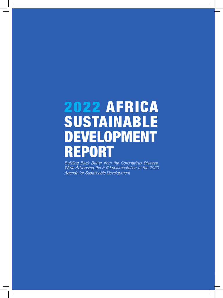 Africa Sustainable Development Report 2022 PRINT Inside Final 05 | PDF ...