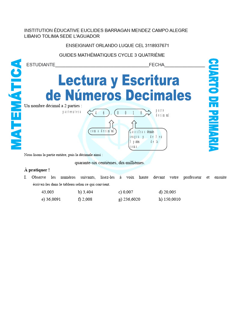 Conversion entre bases numériques | Décimal | Mathématiques Conversion entre bases numériques | Décimal | Mathématiques