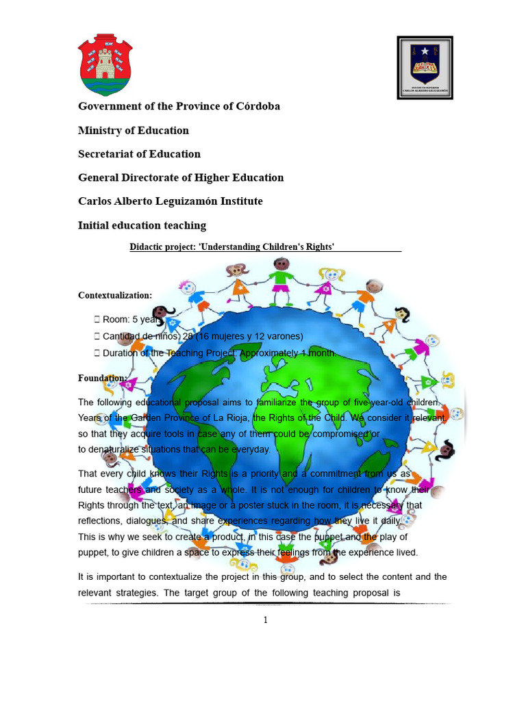 Teaching Children's Rights Through Play | PDF | Knowledge | Identity ...