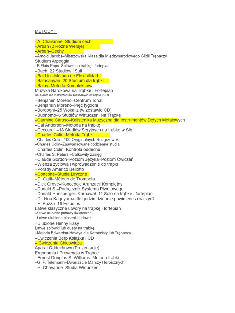 METODY | PDF