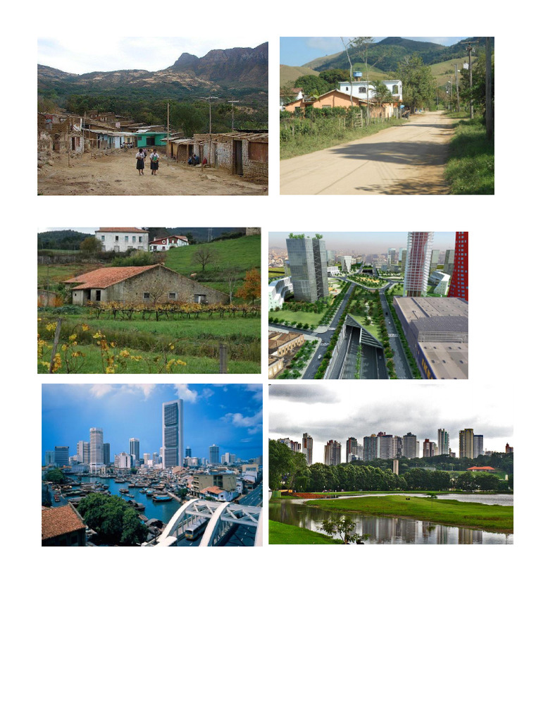 Características do Meio Rural e Urbano | PDF | Cidade | Agricultura