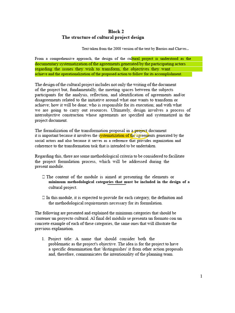 Cultural Project Design Framework | PDF | Information | Methodology