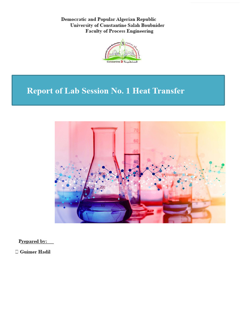 Heat Transfer Lab Report: Conduction Analysis | PDF | Thermal ...