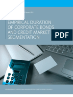 Empirical Duration of Corporate Bonds and Credit Market Segmentation