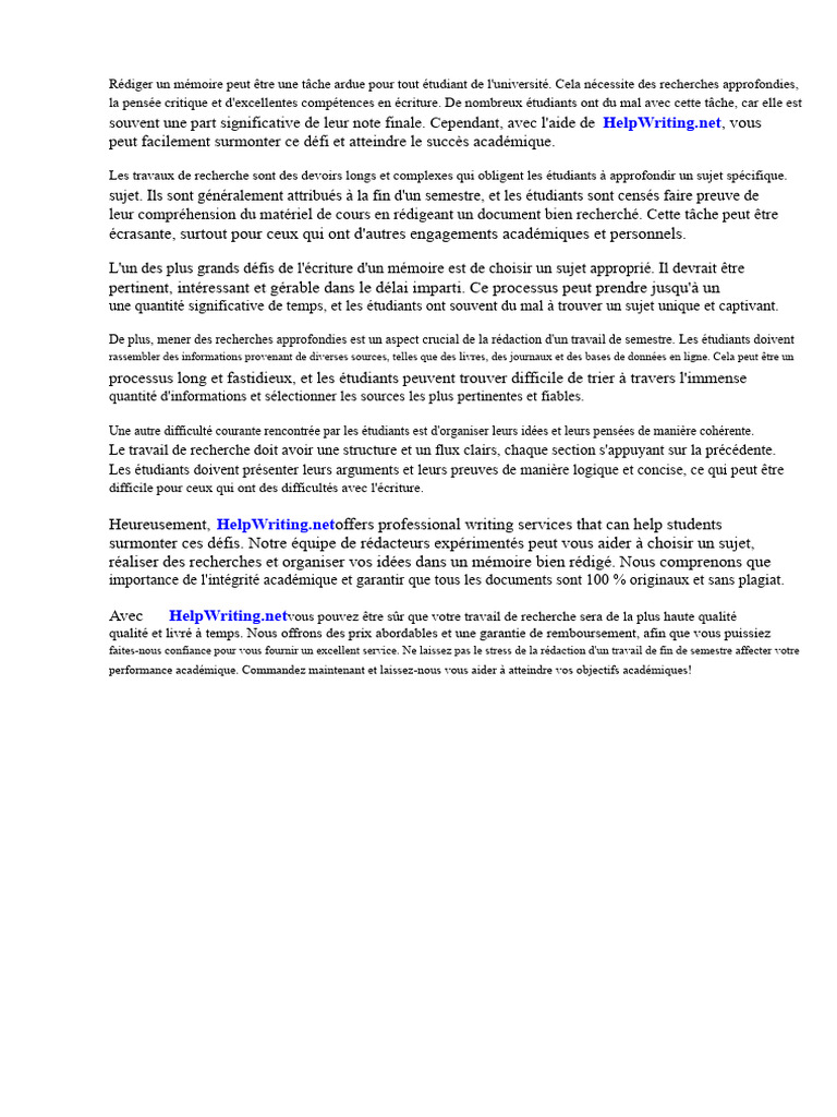 Guide de rédaction de mémoire universitaire | PDF | Université | Mémoire