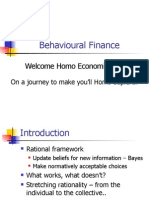 Behavioural Finance Basic Presentation