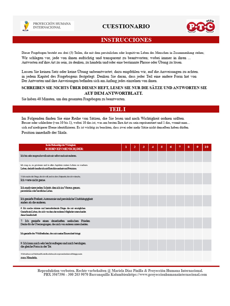 Cuadernillo PTC Plus PDF | PDF