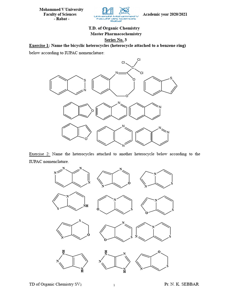 Heterocyclic Chemistry | PDF | Heterocyclic Compound | Carbon Compounds