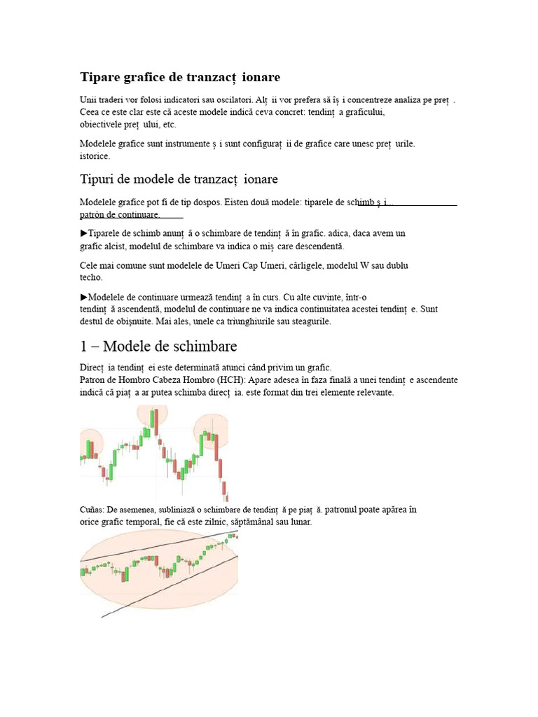 Modele Grafice de Tranzacționare | PDF