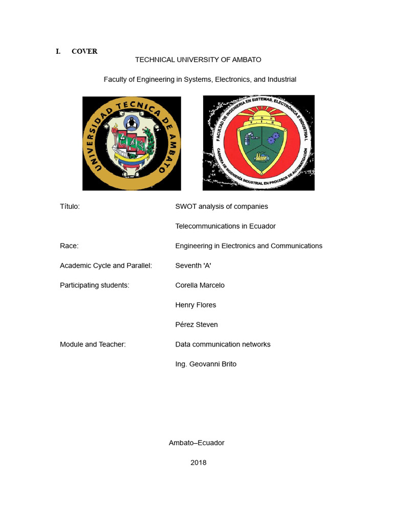 SWOT Analysis | PDF | Swot Analysis | Telecommunications