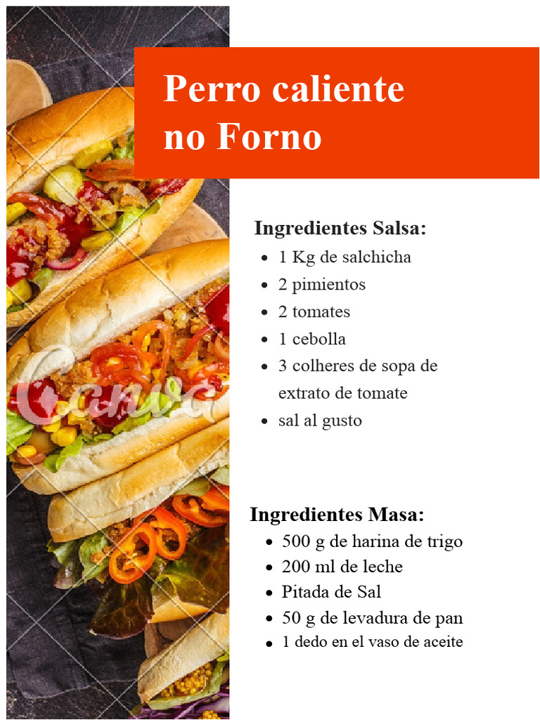 Perro Caliente Al Horno | PDF