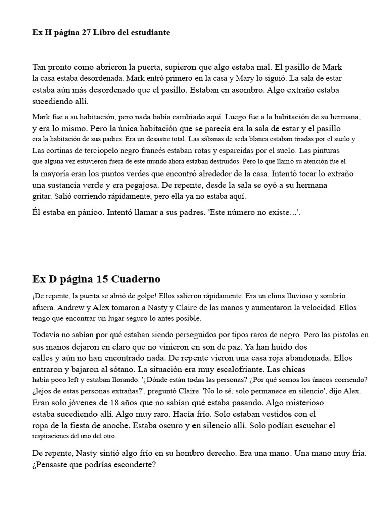 Tan Pronto Como Abrieron La Puerta | PDF