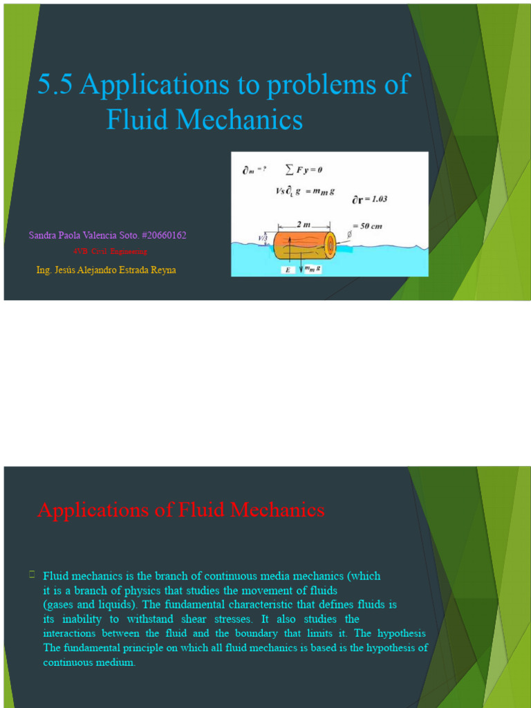Fluid Mechanics Applications Overview | PDF | Mach Number | Aerodynamics
